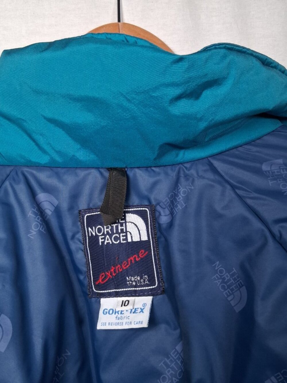 Vintage 1990s North Face Extreme Jacket Women 10 Snow Ski Blue Gore Tex Winter - Picture 4 of 16